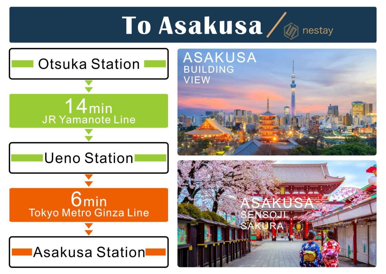 Nestay Inn Tokyo Otsuka 201 Экстерьер фото